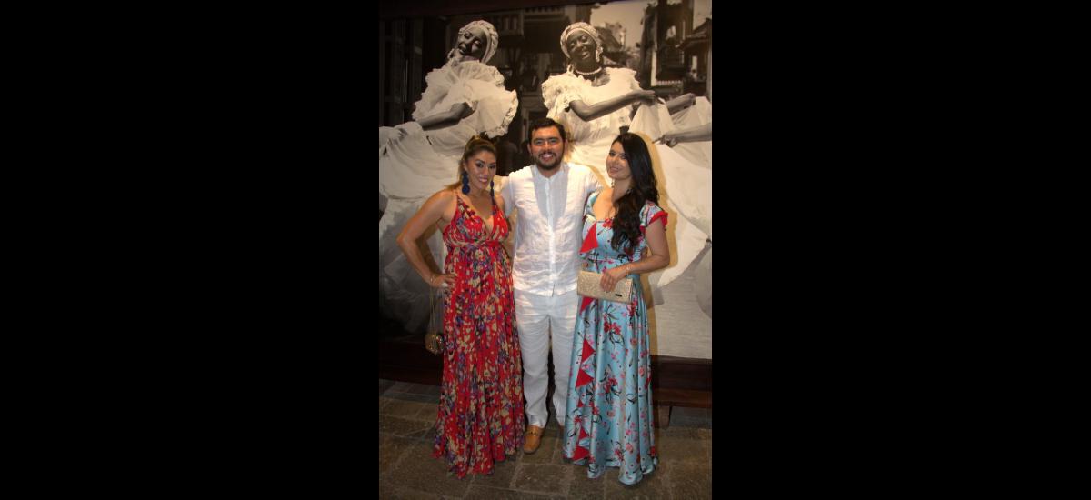 Diana Izquierdo, Cristian Castro y Alcira Castellanos.
