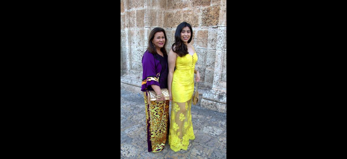 Ibeth Uhía y Catalina Ariza.