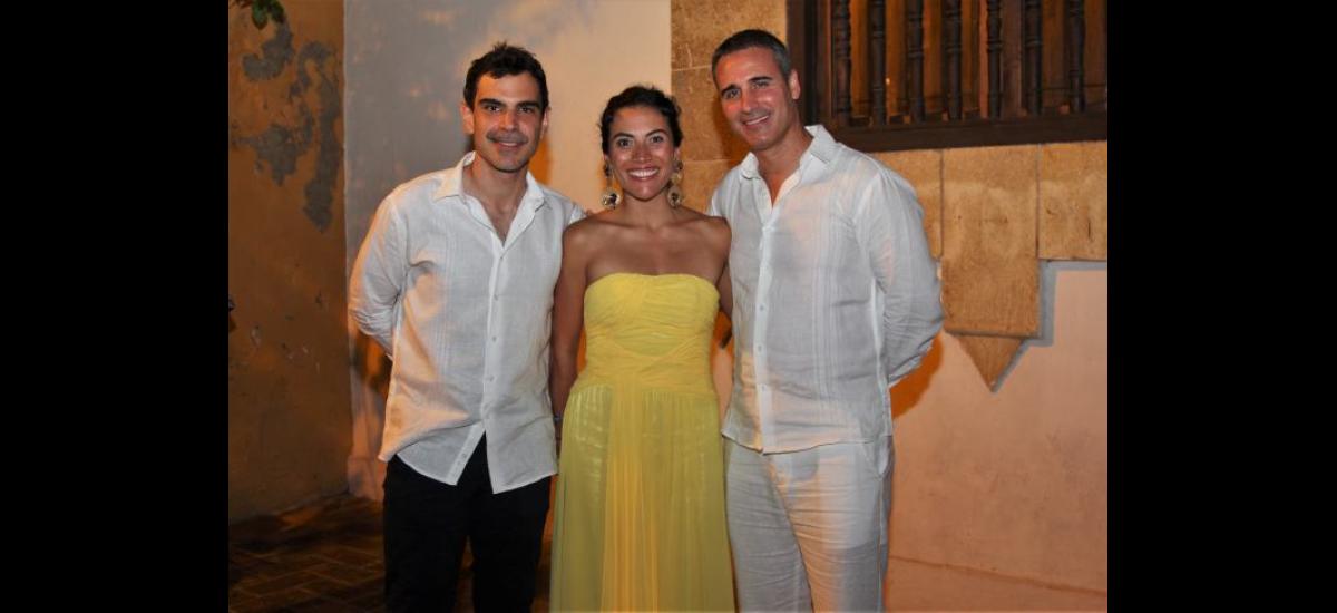 Jonathan Ruadez, Daniela Silva y José Coll.//Kailline Giraldo - El Universal.