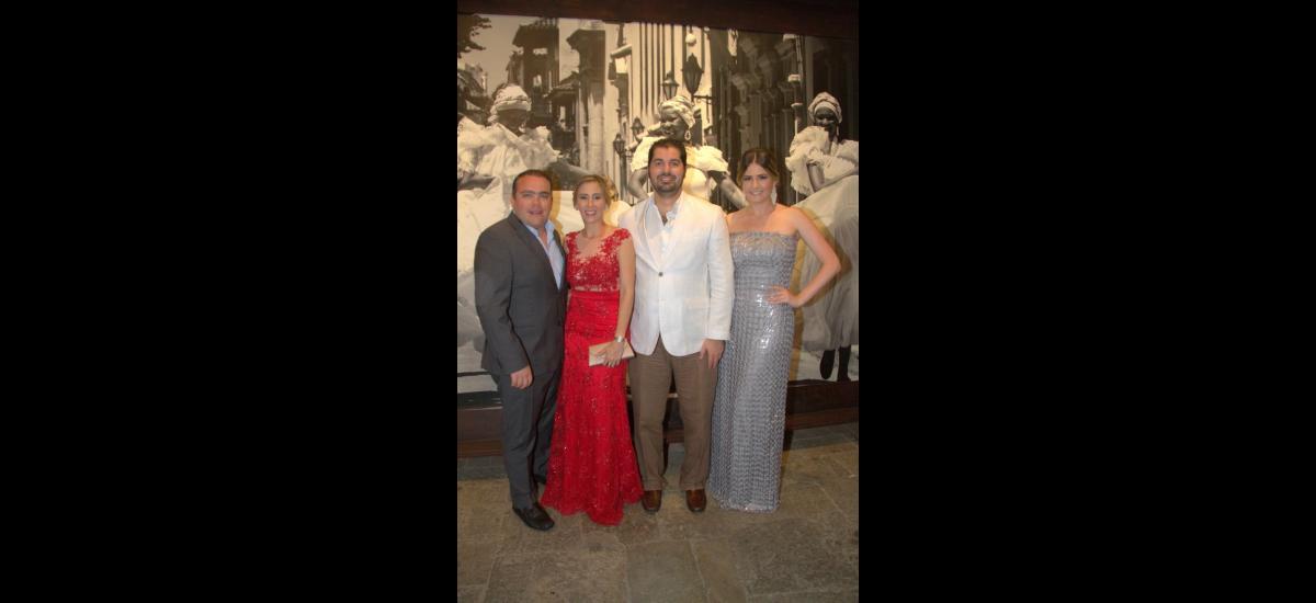 Miguel Villazón, María Silvana Ciovaro, José Sabbag y Catalina Gutiérrez de Piñeres.