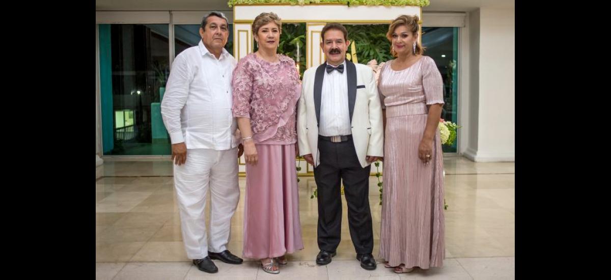 Efraín Gamarra Vergara, Etilvia Mendoza Santos, Óscar Campos Mahecha y Teresa Rubio López.